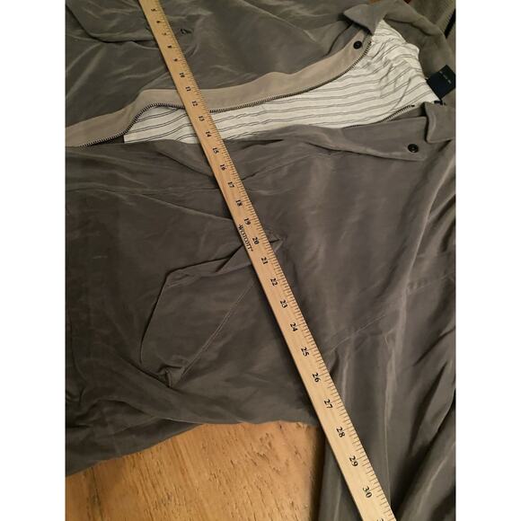 Vintage Nautica Sailing Jacket Army Green Coat 90s Olive L - Picture 10 of 13